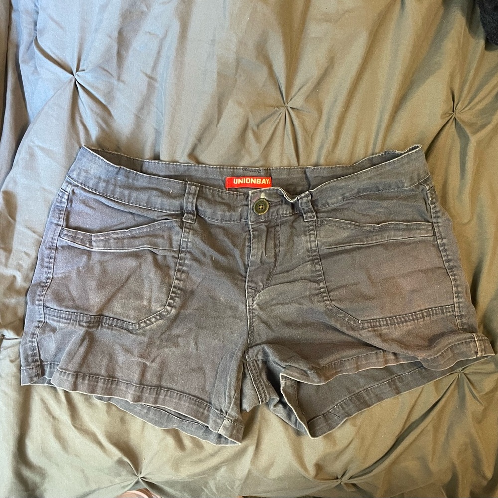 UNIONBAY Gray Jean Shorts Casual Summer Style